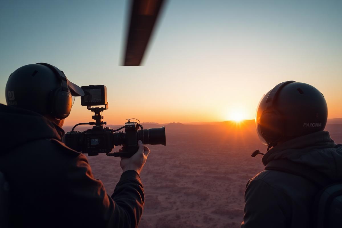 Aerial cinematography services for major streaming production